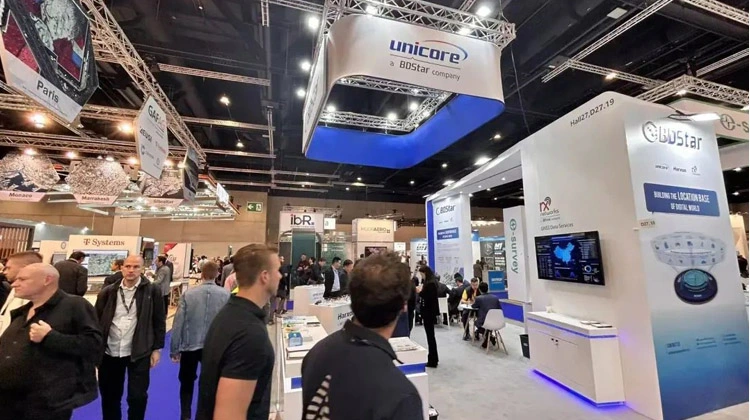 Unicore zeigt Position ierungs lösungen auf der INTER GEO 2023